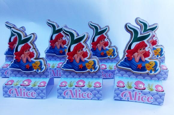 Porta chocolate duplo Pequena Sereia