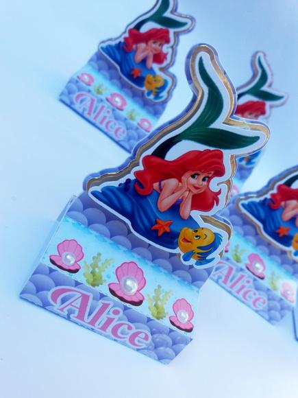 Porta chocolate duplo Pequena Sereia
