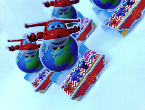 Porta chocolate duplo Super Wings