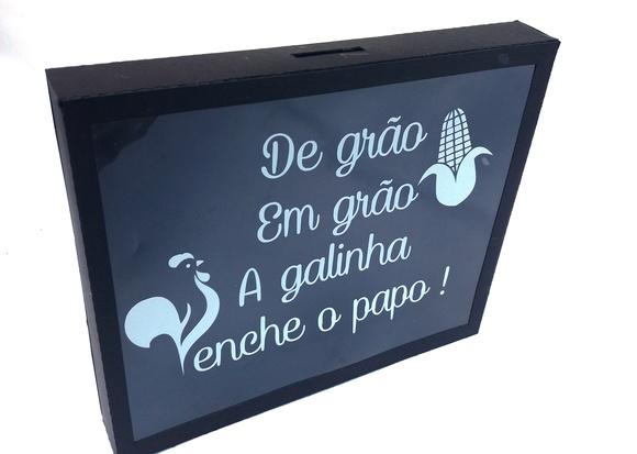 Quadro cofre em scrap (PAPEL)