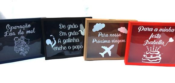 Quadro cofre em scrap (PAPEL)