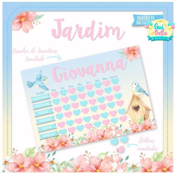 Quadro de Incentivos Jardim