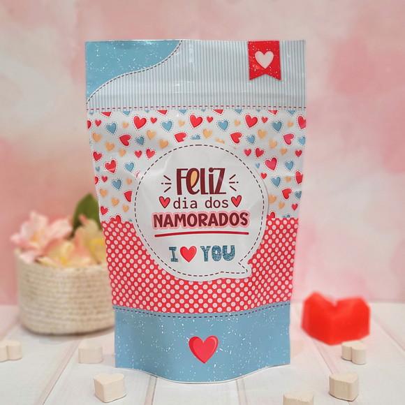 Saquinho Zip Lock Personalizado - Dia dos Namorados