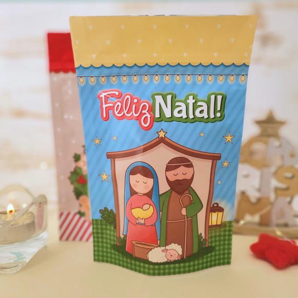 Saquinho Zip Lock Personalizado - Natal