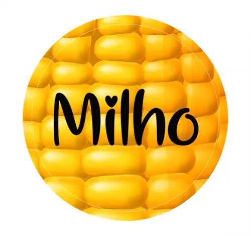 Adesivo redondo c/2cm milho