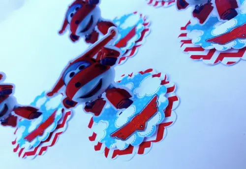 Apliques para latinha ou caixa acrilica Super Wings
