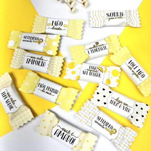 Balas Personalizadas Setembro Amarelo