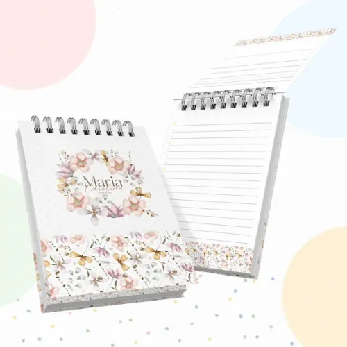Bloquinho A6 Floral Baby
