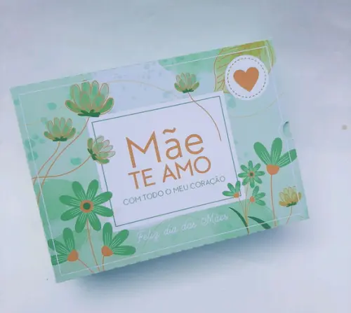 Caixa gaveta para 6 doces dia das mães