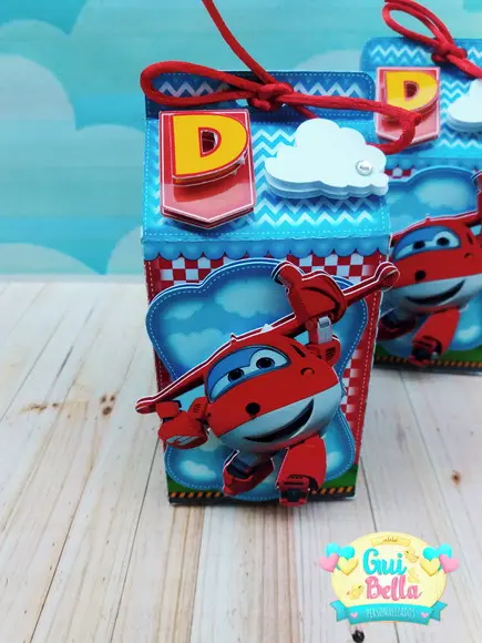 Caixa Milk com visor - Super Wings