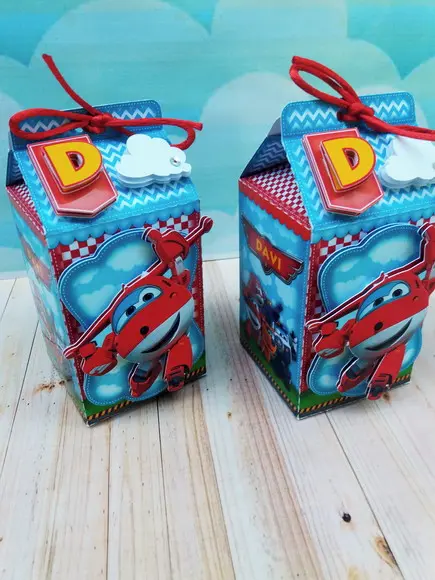 Caixa Milk com visor - Super Wings