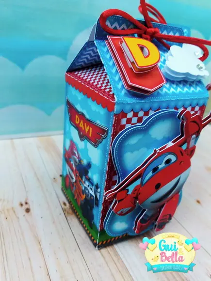 Caixa Milk com visor - Super Wings