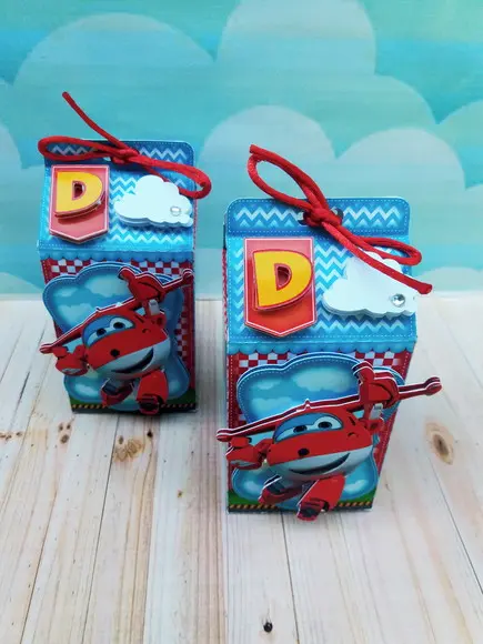 Caixa Milk com visor - Super Wings