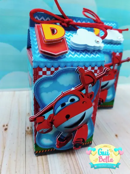 Caixa Milk com visor - Super Wings