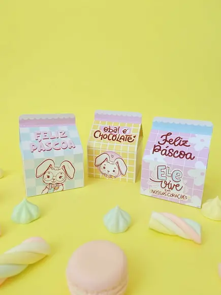 Caixa Mini Milk Páscoa