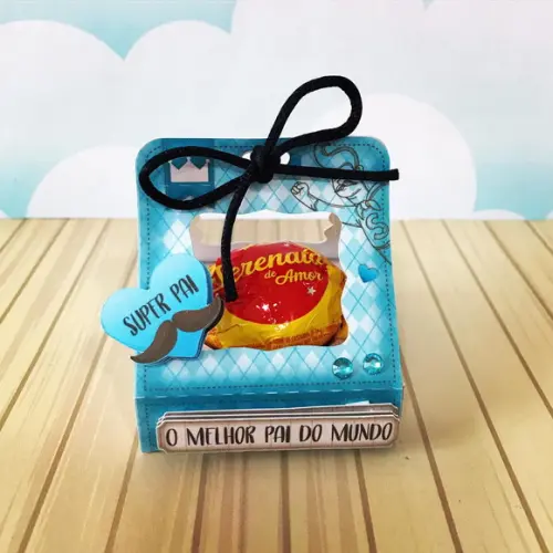 Caixa para 1 bombom dia dos pais