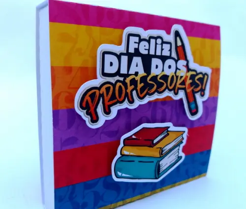 Caixa para 3 batons dia dos professores