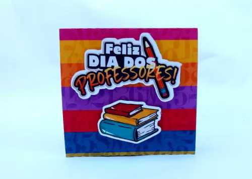 Caixa para 3 batons dia dos professores