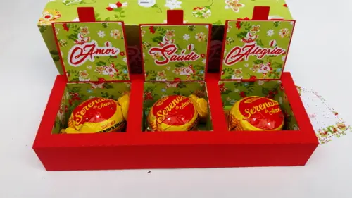 Caixa para 3 doces
