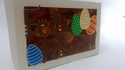 Caixa para 6 bombons ou trufas (Páscoa)