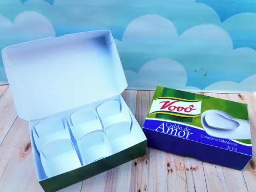 Caixa para 6 doces dia dos avós