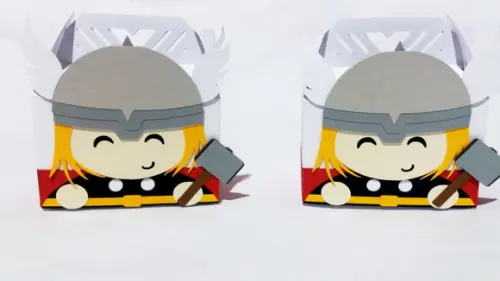 Caixa vingadores