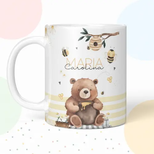 Caneca de Polímero Abelha