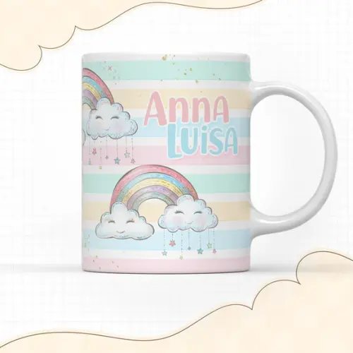 Caneca de Polímero Arco Íris