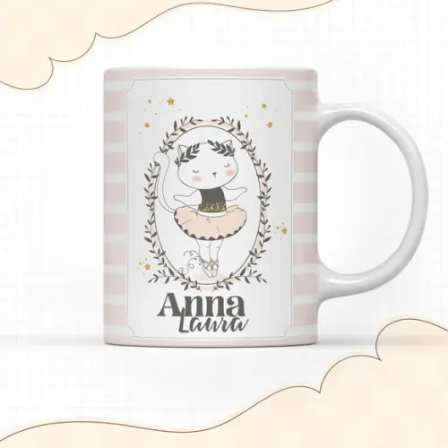 Caneca de Polímero Animais Ballet
