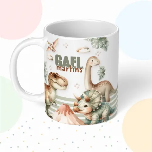 Caneca de Polímero Dino Menino
