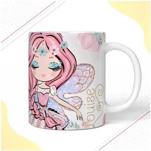 Caneca de Polímero Fadas