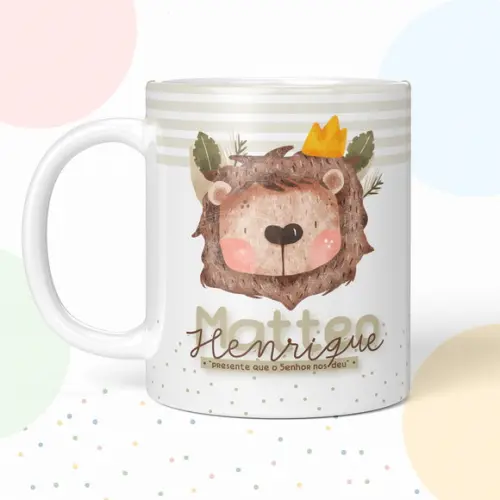 Caneca de Polímero Leão
