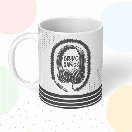 Caneca de Polímero Musica