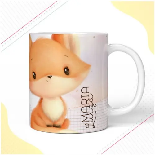 Caneca de Polímero Raposa