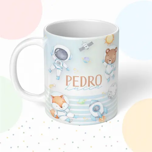 Caneca de Polímero Space Boy