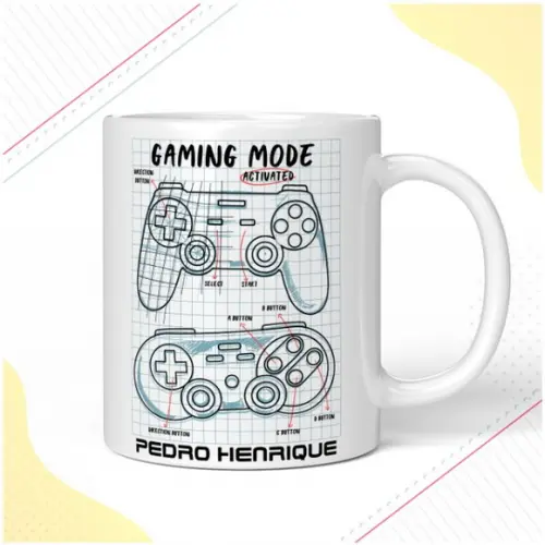 Caneca de Polímero Video Game