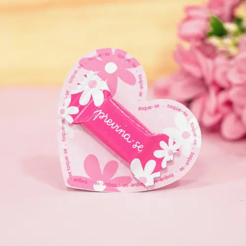 Card com Bala Outubro Rosa
