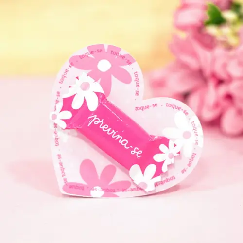 Card com Bala Outubro Rosa