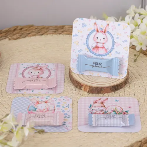 Card com Bala Páscoa