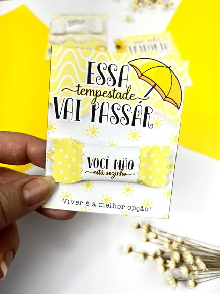 Card com Bala Setembro Amarelo