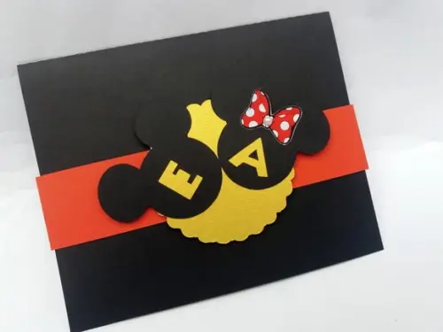 Convite Mickey e Minnie