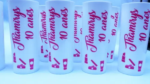 Copo long drink Maquiagem