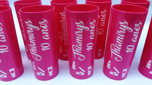 Copo long drink Maquiagem
