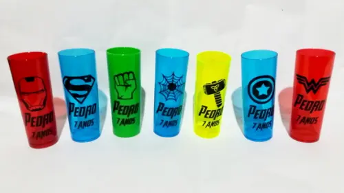 Copo long drink vingadores
