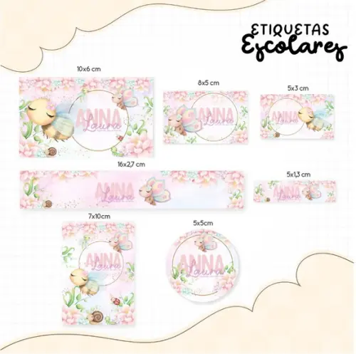 Etiqueta escolar Jardim 2