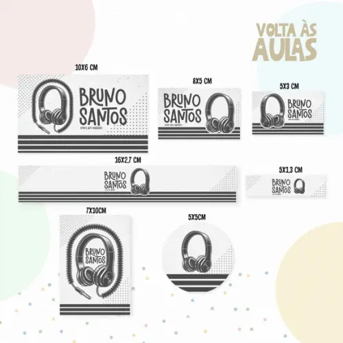 Etiqueta Escolar Musica
