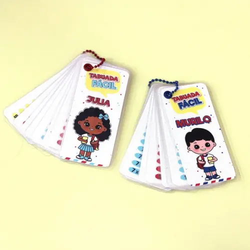 Kit Tabuada Fácil Personalizada (4 Operações)