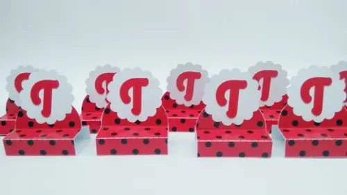 Porta chocolate duplo Joaninha