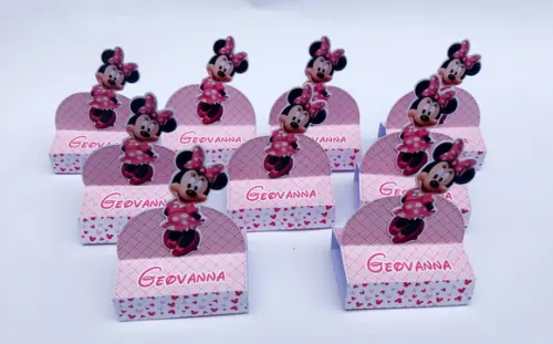 Porta chocolate duplo Minnie