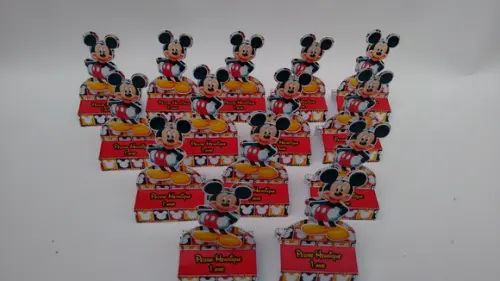 Porta chocolate duplo Mickey